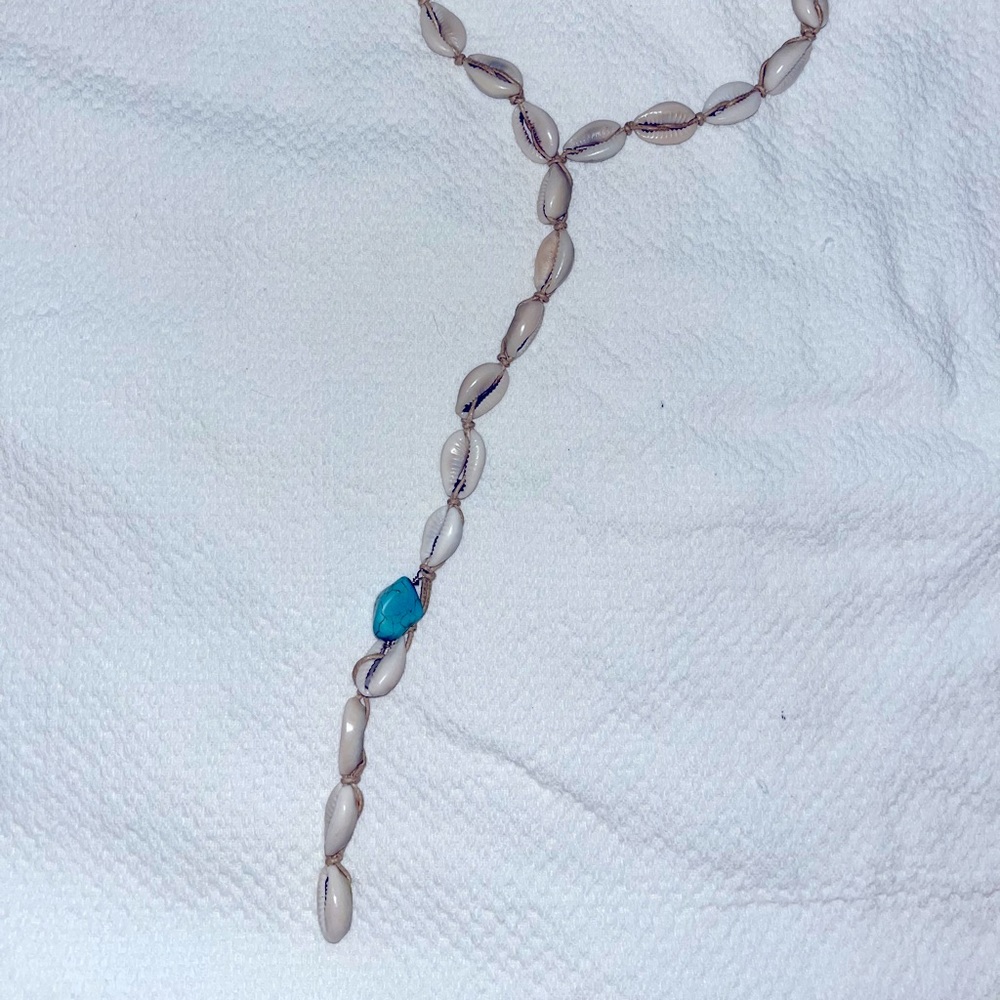 Dannijo Puka Shell turquoise necklace bolero